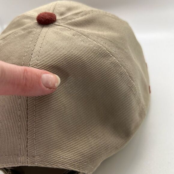 NWOT vintage western Canada knife association 100% COTTON/100% LEATHER bill. - Picture 11 of 11